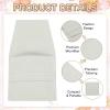 PATIKIL 6pcs 8x8cm Microfiber Jewelry Pouches for Necklaces Earrings,Gray view 3