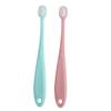 DEARMAMY 2Pcs Toothbrush Ultra Fine Bristle Oral Cleaner for Newborns Soft and Durable view 1