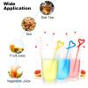 200pcs Clear Drink Pouches with 200 Straws 16oz Reusable, Leak-Proof Plastic Juice Bags for Smoothies, Cocktails & Hot/Cold Beverages view 4