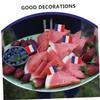 300pcs Flag Toothpicks Wooden Paper Picks for Events and Bars view 3