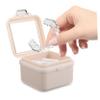 PartyKindom Portable Denture Bath Case with Mirror Travel Storage Holder for False and Braces Compact Design for Easy Organization Washable and Multifunctional Organizer view 3