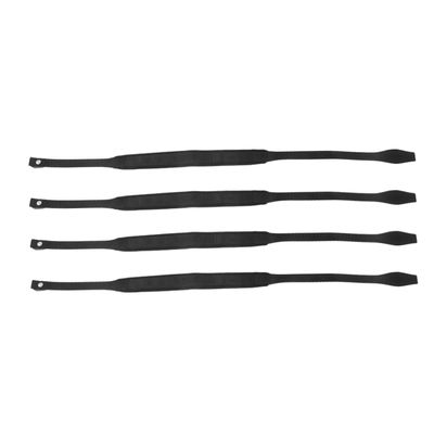 BESPORTBLE 4Pcs Adjustable Walking Stick Wrist Straps Elastic Lost Lanyards for Hiking and Outdoor Activities Comfortable and Durable Cane Accessories Black