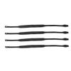 BESPORTBLE 4Pcs Adjustable Walking Stick Wrist Straps Elastic Lost Lanyards for Hiking and Outdoor Activities Comfortable and Durable Cane Accessories Black view 1
