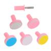 BESTYASH 6Pcs Replacement Pads for Electric Nail Buffer Safe Grooming for Newborns Design Easy to Replace Pink Color view 1