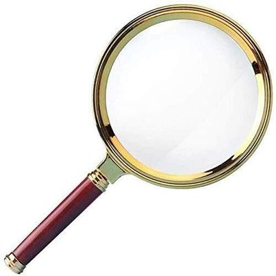 10X Magnifying Glass with Light and Stand Handheld Jewelry & Reading Magnifier for Elderly, Coins, Newspapers, and Hobbies