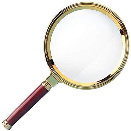 10X Magnifying Glass with Light and Stand Handheld Jewelry & Reading Magnifier for Elderly, Coins, Newspapers, and Hobbies