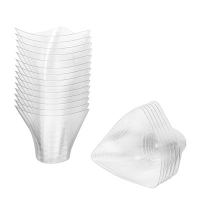 COOLHIYA 20Pcs Disposable Dessert Cups Plastic Mousse Cups for Cake Milkshake and Party Use for Birthdays and Gatherings Convenient One Off Tableware