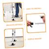 FRCOLOR 4Pcs Walker Ski Glides Lightweight Slip Feet Cushions for Enhanced Stability and Mobility Durable Replacement Parts for Seniors Easy to Install Standard Walkers view 2