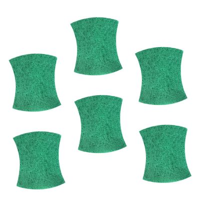 CIYODO 6pcs Reusable Dish Scrubber Pads Multipurpose Scouring Pads for Kitchen Cleaning Non-Scratch Household Scrubber for Dishes and Cookware