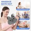 Shower Foot Scrubber Mat with Non-Slip Suction Cups,2025 New Shower Mat with Suction Cups and Drain Holes,Rabbit-Shaped Silicone Foot Scrubber in Shower for Men & Women (red, S) view 4