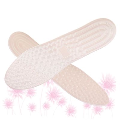 FRCOLOR 1Pair Inflatable Shoe Insoles TPU Foot Pads Breathable Absorbing Inserts for Sports and Travel for Running Climbing and Walking