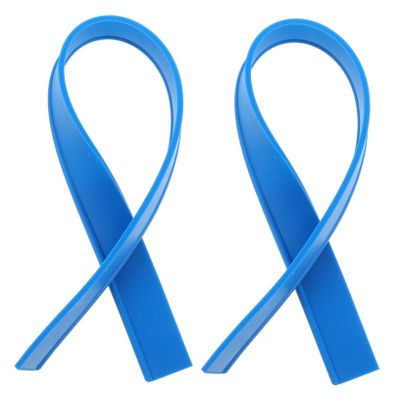 PartyKindom 2Pcs Squeegee Rubber Replacement Strips for Glass Cleaning Flexible Refills for Finish Efficient Window Squeegee Tool Compatible with Mirrors Shower Doors