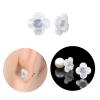 AOOOWER Ear Stabilizers for Earrings Acrylic Earplug Silicone Earring Lifters for Earring Backs view 2
