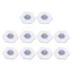 AOOOWER Ear Stabilizers for Earrings Acrylic Earplug Silicone Earring Lifters for Earring Backs view 3