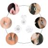 AOOOWER Ear Stabilizers for Earrings Acrylic Earplug Silicone Earring Lifters for Earring Backs view 4