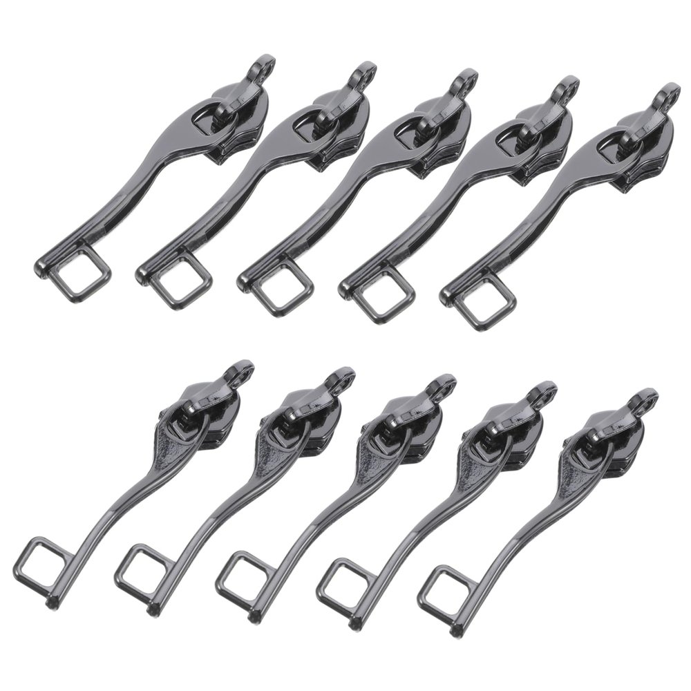 FOMIYES 5Pairs Double Layer Zipper Pulls Explosion Replacement Tabs for Luggage Suitcases and Backpacks High Strength Wear Resistant Compatibility