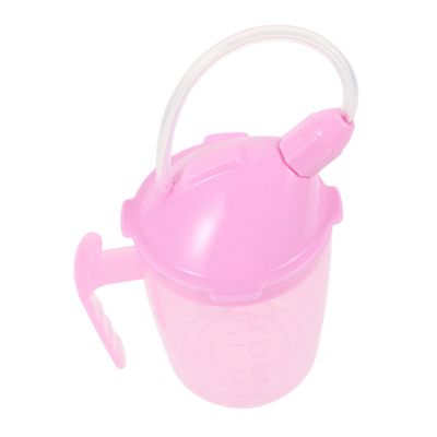 OUNONA Disabled Patient Water Cup with Straw Unbreakable Leakproof Drinking Cup for Elderly Care for Convalescent Feeding Safe for Home Dining