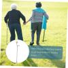 WRITWAA Adjustable Forearm Crutch for Disabled Individuals Durable Walking Stick with Random Color Option Suitable for Elderly and Injured Users view 4