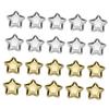 PartyKindom 20Pcs Star Shaped Party Paper Plates Disposable Dishes for Birthday Wedding and Family Gatherings for Cakes Salads and Pastries view 1