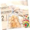 FUNOMOCYA 300Pcs Snack Sealant Bags with Ties Transparent Party Favor Cookie Bags Durable and Reusable Opp Material for Giving view 3