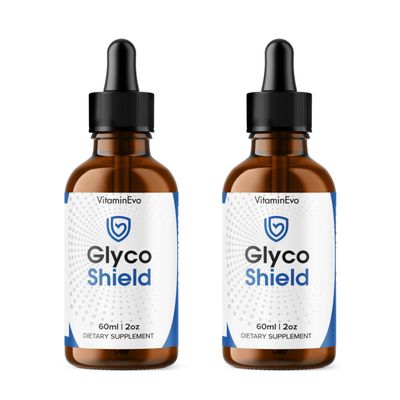 (2 Pack) Glyco Shield Drops, Official GlycoShield Blood Support Liquid, GlycoShield Premium Health Support, GlycoShield Supplement Daily Wellness Advanced Formula Reviews, 2 Month Supply 60 Servings