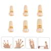 Beaupretty 6pcs Finger Splint Stabilizer Brace for Thumb Finger Support Cover Mallet Treatment Pe Material Arthritis Sprains Strains Fractures view 4