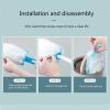 Dusters for Cleaning, Feather Dusters with Extended Telescopic Pole,Microfiber Duster with Replaceable Brush Head(White B) view 3