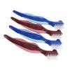 DEARMAMY 4pcs Double Sided Denture Brushes for Elderly Travel Denture Cleaning Tool Soft Bristles Suitable for Daily Oral Care and Braces Maintenance view 1