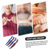 DEARMAMY 4pcs Double Sided Denture Brushes for Elderly Travel Denture Cleaning Tool Soft Bristles Suitable for Daily Oral Care and Braces Maintenance view 3