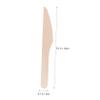 minkissy 100Pcs Disposable Cutlery Tableware for Birthday Parties Gatherings and Everyday Use Elegant Design for Comfortable Dining Experience view 2