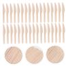 minkissy 100Pcs Disposable Cutlery Tableware for Birthday Parties Gatherings and Everyday Use Elegant Design for Comfortable Dining Experience view 4