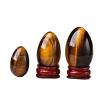 ZIIVIEVS 1pcs Amethyst Egg Crystal Quartz Reiki Ornament Natural Stone Quartz Home Decorative Energy Ore Mineral Ornaments(Lapis Lazuli,25x40mm) view 4