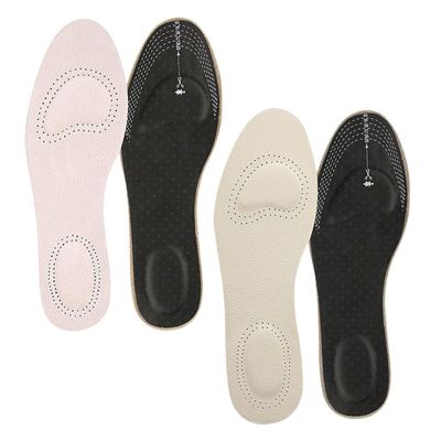 Beaupretty 2Pair Shockproof Breathable Insoles for Men Women Soft Comfortable Shoe Pads for Sports Casual Use Trim to Fit Enhanced Comfort Support with Forefoot Heel Cushioning