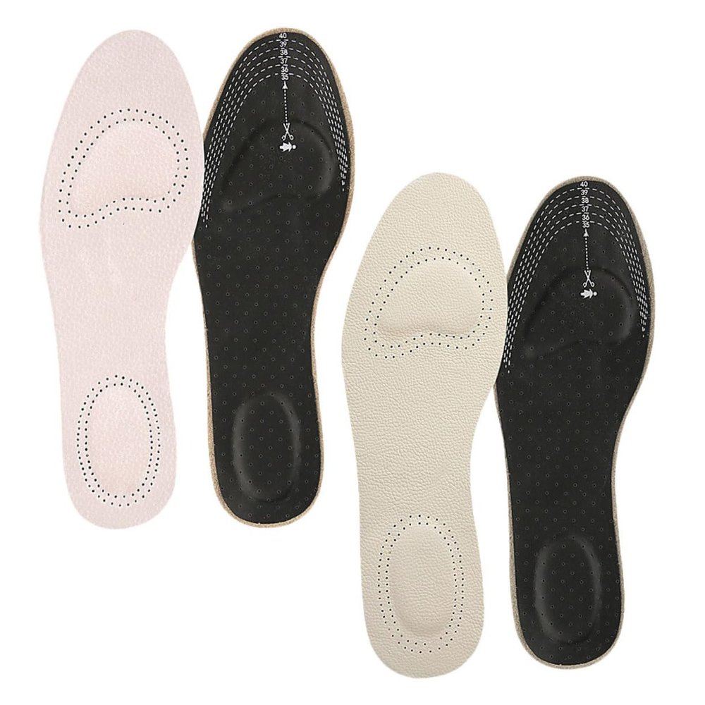 Beaupretty 2Pair Shockproof Breathable Insoles for Men Women Soft Comfortable Shoe Pads for Sports Casual Use Trim to Fit Enhanced Comfort Support with Forefoot Heel Cushioning