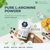 Bulk Essentials L-Arginine Powder Unflavored 250g for Nitric Oxide Production & Maintain Blood Flow USA Made Nitric Oxide Supplements for Men & Women, Free from GMO & Gluten 1g Per Serving view 3