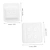Healeved 20Pcs Mixing Cup Dappen Dish for Dentist Use Multi Grids Mixing Bowl for Plaster Materials Durable Ergonomic Design view 2