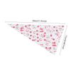 100PCS Cone Shaped Treat Bag, Cone Shaped Cellophane Treat Bags, Triangle Clear Plastic Candy Bag with Twist Ties for Popcorn Cookies Gift Spring Holiday Graduation Party Supplies 17*30cm (pink) view 3