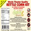 Home Theater All in One Kettle corn Kit For 6 oz. Popper | Portion Packets with Kernels, Oil and Seasoning | By Dasher's Spice & Beans | Pack of 4 view 4
