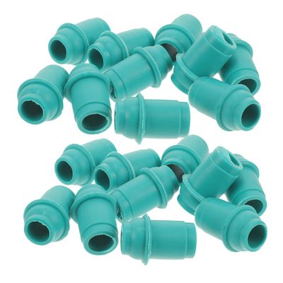 Anneome 20Pcs Reusable Cupping Pump Nozzle Connectors Durable Replacement Tips for Manual Body Cupping Device Vacuum Cupping Tool Accessory for Home Use