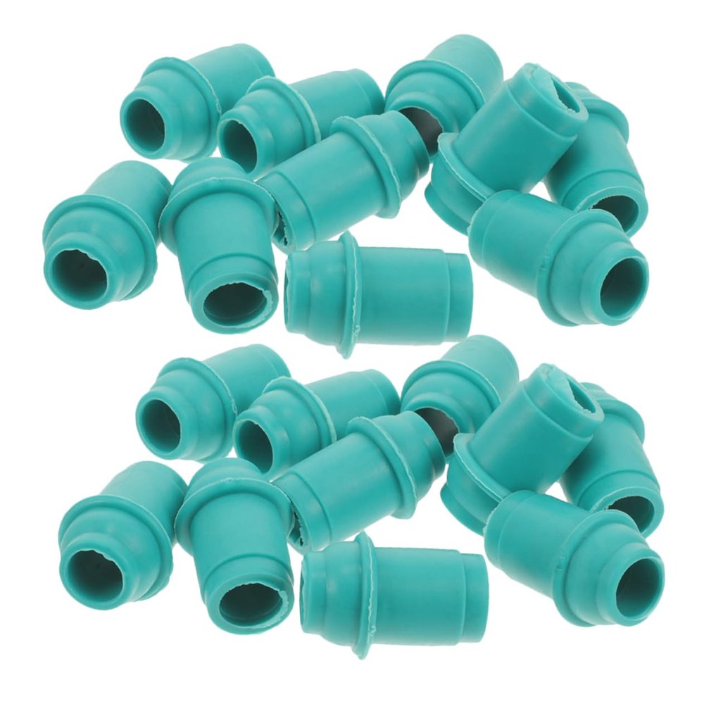 Anneome 20Pcs Reusable Cupping Pump Nozzle Connectors Durable Replacement Tips for Manual Body Cupping Device Vacuum Cupping Tool Accessory for Home Use