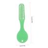 Healeved 30Pcs Head Soft Toothbrushes for Sensitive Mouths Mini Toothbrushes with Handle for Camping and Travel Durable Prison Tooth Brush Green view 2