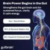 GutBrain Brain Supplement for Memory and Focus with Probiotics, Advanced 2 in 1 Nootropic Brain Support for Mental Clarity, Caffeine Free Doctor Formulated Supplement, 60 Capsules view 4