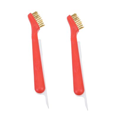 ZUNOXAZ Multifunction Cooktop Cleaning Brush 2PCS Steel Wire Brush for Kitchen Range Hood Cleaning Heavy Duty Kitchen Tools for Efficient Grease Removal