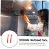 ZUNOXAZ Multifunction Cooktop Cleaning Brush 2PCS Steel Wire Brush for Kitchen Range Hood Cleaning Heavy Duty Kitchen Tools for Efficient Grease Removal view 4