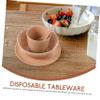 NOLITOY 10Sets Disposable Party Tableware Rice Husk Dinnerware with Plates Cups Bowls Spoons and Safe for Party Foods No Clean Up Required view 3
