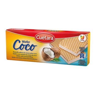 Cutara - Wafer COCONUT Cookies - 5 x 5.29 oz / 150 gr (PACK OF 5)
