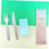 MUCKLILY 12Sets Disposable Cutlery Kit Forks Spoons Napkins Cutter Tableware for Parties Weddings Banquets Events view 4
