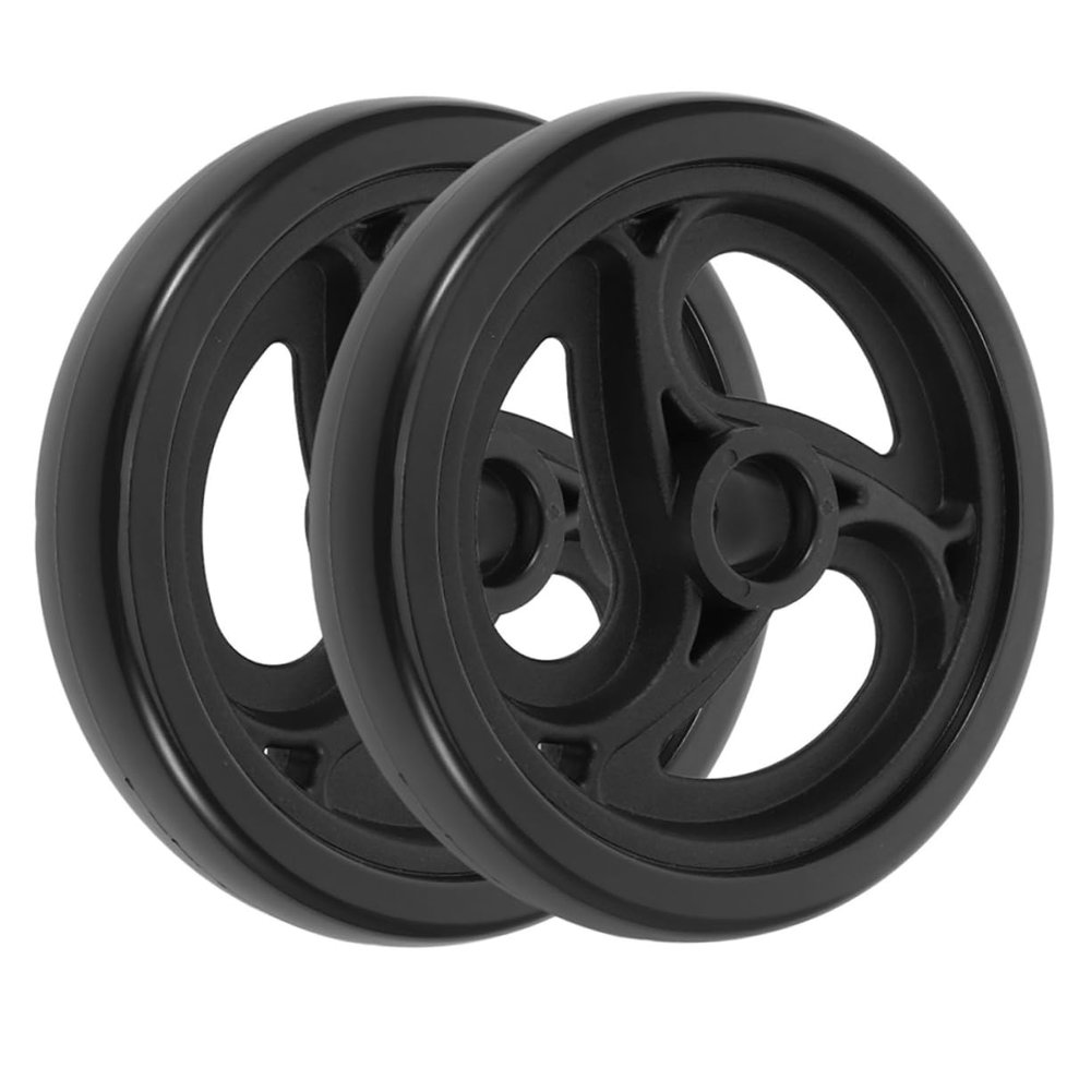 FOMIYES 2Pcs Wheelchair Wheels Replacement for Shopping Carts and Trolleys Smooth Rolling Castor Wheels for Easy Installation Wheel Parts for Quiet Use