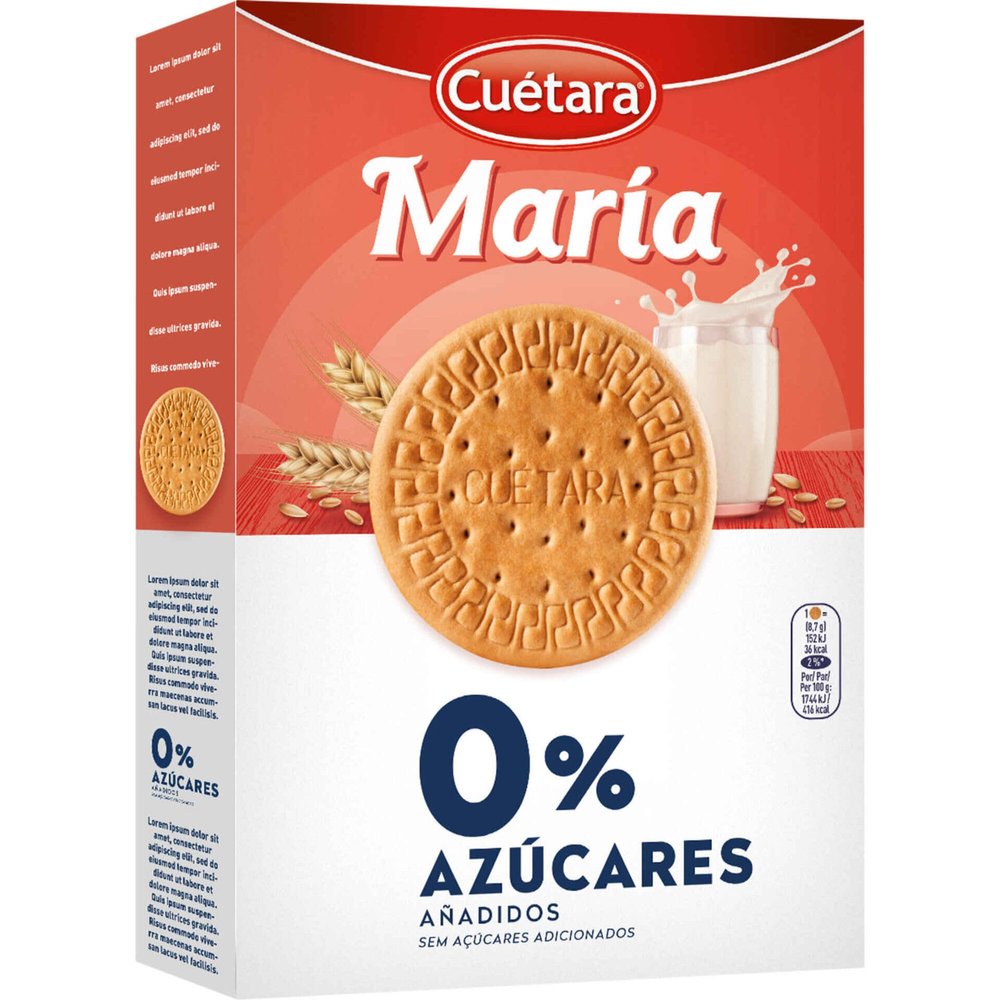 Cutara - Maria 0% added SUGAR Cookies - 14.10oz / 400 gr