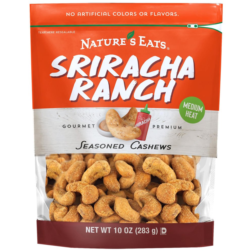 Nature's Eats Sriracha Ranch Cashews 10oz